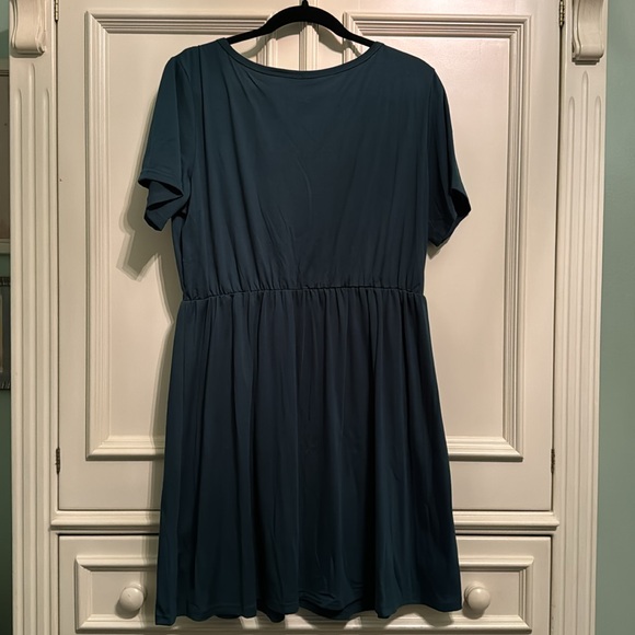 Vneck button down dress - Picture 2 of 2